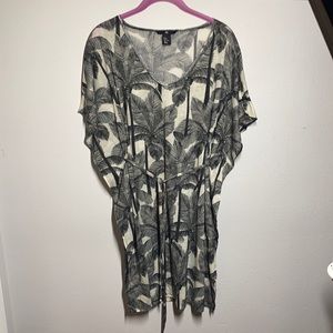 H&M Palm Tunic Dress Coverup